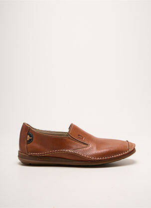 Slip ons type de semelle amortissante bout carré marron FLUCHOS homme