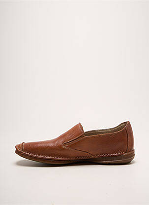 Slip ons type de semelle amortissante bout carré marron FLUCHOS homme