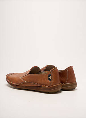 Slip ons type de semelle amortissante bout carré marron FLUCHOS homme