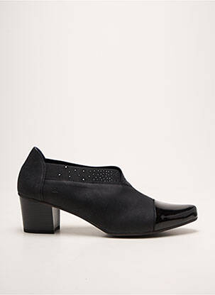 Derbies bout pointu talon de 4 à 6cm noir DORKING femme