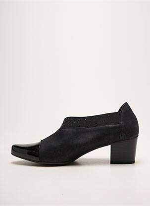 Derbies bout pointu talon de 4 à 6cm noir DORKING femme