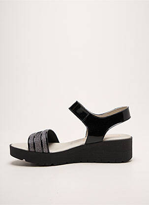 Sandales/nu pieds tissage satiné talon de 4 à 6cm argent DORKING femme