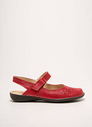 Sandales/nu pieds type de semelle amortissante talon plat jusqu'à 3cm rouge DORKING femme