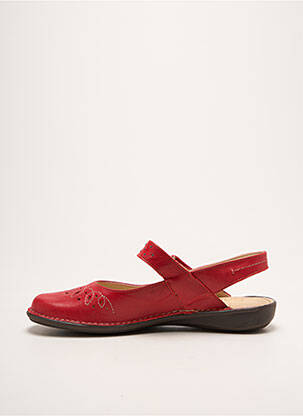 Sandales/nu pieds type de semelle amortissante talon plat jusqu'à 3cm rouge DORKING femme