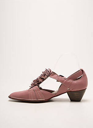 Sandales/nu pieds talon de 4 à 6cm rose DORKING femme