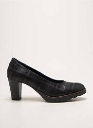 Escarpins tissage satiné talon de 7 à 9cm noir DORKING femme