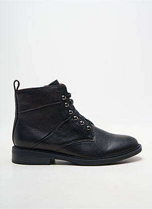 Bottines/boots matière lisse talon plat jusqu'à 3cm noir FUGITIVE BY FRANCESCO ROSSI femme