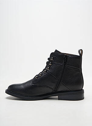 Bottines/boots matière lisse talon plat jusqu'à 3cm noir FUGITIVE BY FRANCESCO ROSSI femme
