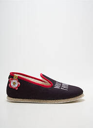 Chaussons/pantoufles bout rond bout rond noir CHAUSSE MOUTON homme