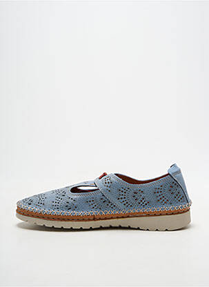 Chaussures de confort voute plantaire talon plat jusqu'à 3cm bleu ALENOA femme