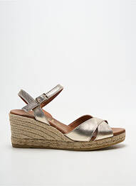 Espadrilles fermeture boucle(s) talon de 7 à 9cm or LA MAISON DE L'ESPADRILLE femme
