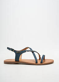 Sandales/nu pieds fermeture boucle(s) talon plat jusqu'à 3cm bleu LES TROPEZIENNES PAR M.BELARBI femme