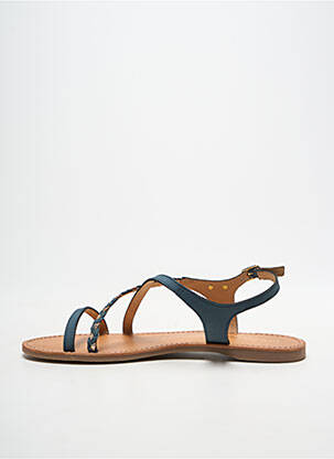 Sandales/nu pieds fermeture boucle(s) talon plat jusqu'à 3cm bleu LES TROPEZIENNES PAR M.BELARBI femme