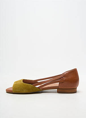 Sandales/nu pieds chiquet talon plat jusqu'à 3cm vert EMILIE KARSTON femme