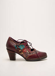 Derbies cubain talon de 4 à 6cm violet LAURA VITA femme