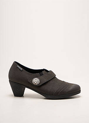 Derbies cubain talon de 4 à 6cm gris MEPHISTO femme