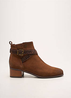 Bottines/boots talon bas talon de 4 à 6cm marron FUGITIVE BY FRANCESCO ROSSI femme