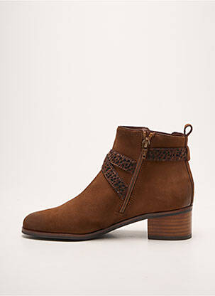 Bottines/boots talon bas talon de 4 à 6cm marron FUGITIVE BY FRANCESCO ROSSI femme