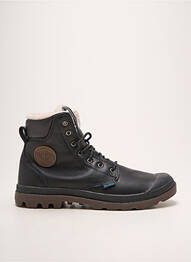 Bottines/boots fourrée bout rond noir PALLADIUM homme