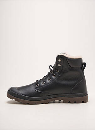 Bottines/boots fourrée bout rond noir PALLADIUM homme