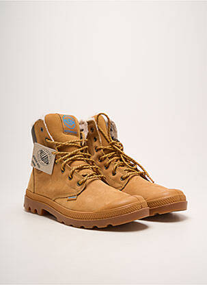 Bottines/boots  talon bas marron PALLADIUM homme