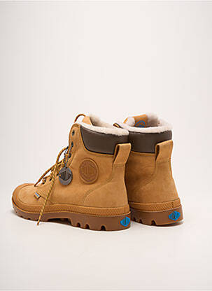 Bottines/boots  talon bas marron PALLADIUM homme