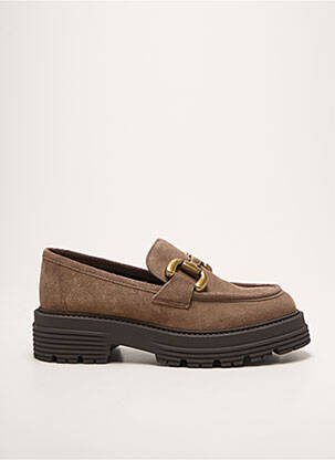 Mocassins bout rond talon de 4 à 6cm marron WE DO femme