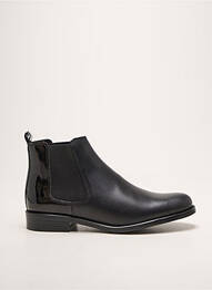 Bottes matière lisse talon plat jusqu'à 3cm noir PINTO DI BLU femme