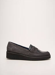 Mocassins bout rond talon de 4 à 6cm gris PINTO DI BLU femme