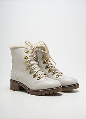 Bottines/boots fourrée talon de 4 à 6cm gris HOOPER SHOES femme