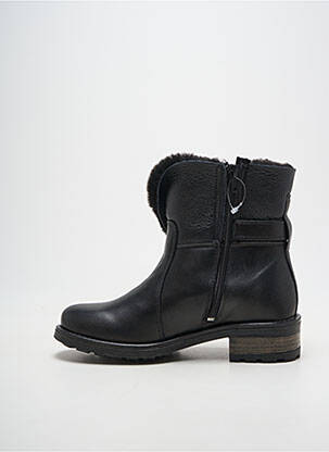 Bottines/boots fourrée talon de 4 à 6cm noir HOOPER SHOES femme