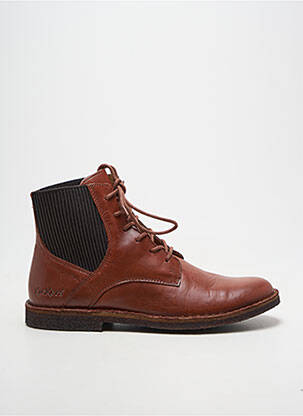 Bottines/boots talon bas talon plat jusqu'à 3cm marron KICKERS femme