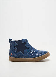 Bottines/boots voute plantaire bout rond bleu GBB fille