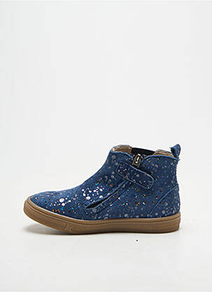 Bottines/boots voute plantaire bout rond bleu GBB fille