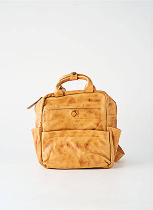 Sac à dos poches marron LEA.TONI femme