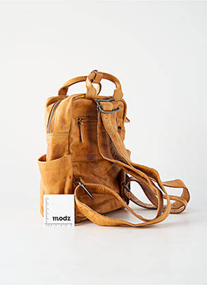 Sac à dos poches marron LEA.TONI femme