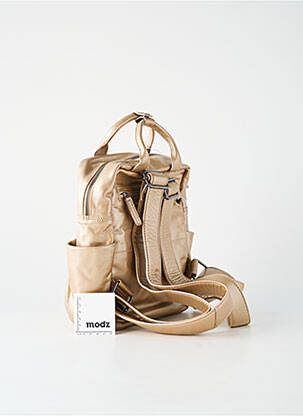 Sac à dos effet matière satinée or LEA.TONI femme