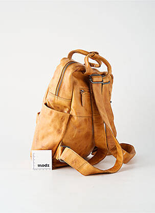 Sac à dos poches marron LEA.TONI femme