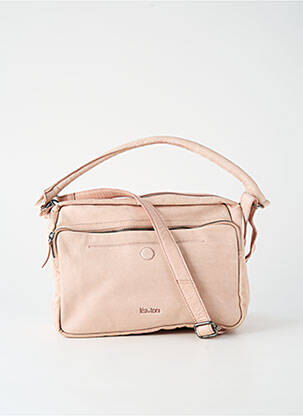 Sac doublure textile forme rectangulaire rose LEA.TONI femme