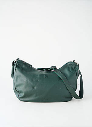 Sac doublure textile forme rectangulaire vert LEA.TONI femme