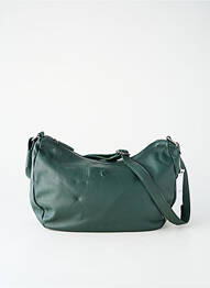 Sac doublure textile forme rectangulaire vert LEA.TONI femme