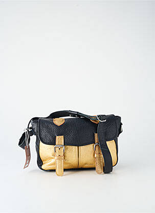 Sac doublure textile forme rectangulaire noir LEA.TONI femme