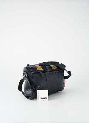 Sac doublure textile forme rectangulaire noir LEA.TONI femme