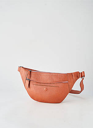 Sac multipoches forme rectangulaire marron LEA.TONI femme