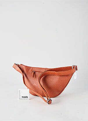 Sac multipoches forme rectangulaire marron LEA.TONI femme