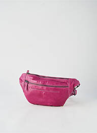 Sac fermeture zippée forme rectangulaire violet LEA.TONI femme