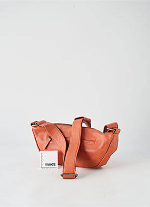 Sac multipoches forme rectangulaire marron LEA.TONI femme