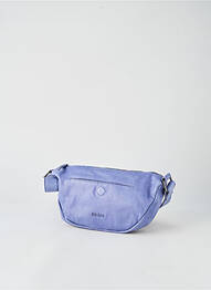 Sac fermeture zippée forme rectangulaire bleu LEA.TONI femme