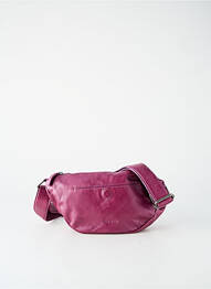 Sac fermeture zippée forme rectangulaire violet LEA.TONI femme