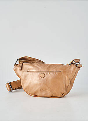 Sac doublure textile forme rectangulaire marron LEA.TONI femme